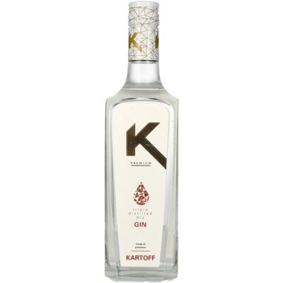Kartoff Triple Distilled Dry Gin - 43,5% - 0,7L - Publicité Kartoff Triple Distilled Dry Gin - 43,5% - 0,7L - Publicité