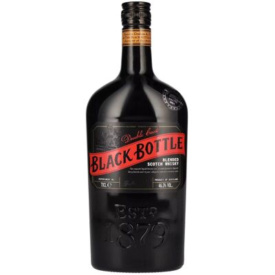 Black Bottle DOUBLE CASK Blended Scotch Whisky 46,3% Vol. 0,7l - Publicité Black Bottle DOUBLE CASK Blended Scotch Whisky 46,3% Vol. 0,7l - Publicité