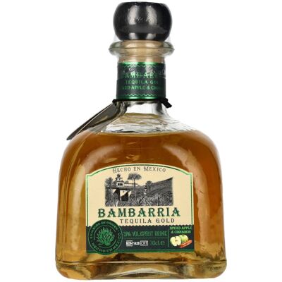 Bambarria Tequila Gold SPICED APPLE & CINNAMON 35% Vol. 0,7l - Publicité Bambarria Tequila Gold SPICED APPLE & CINNAMON 35% Vol. 0,7l - Publicité