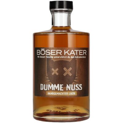BÖSER KATER Dumme Nuss Liqueur - Liqueur de Noisette - 20% Vol. Publicité BÖSER KATER Dumme Nuss Liqueur - Liqueur de Noisette - 20% Vol. Publicité