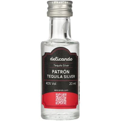 Patrón Tequila Silver 40% Vol. 0,02l - Publicité Patrón Tequila Silver 40% Vol. 0,02l - Publicité