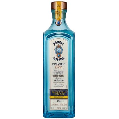 Gin Bombay Bombay SAPPHIRE PREMIER Cru Murcian Lemon London Dry Gin 47% Vol. 0,7l - Publicité Gin Bombay Bombay SAPPHIRE PREMIER Cru Murcian Lemon London Dry Gin 47% Vol. 0,7l - Publicité