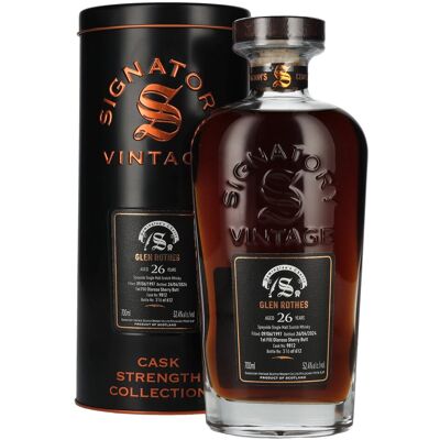Glenrothes 26 Ans 1997 Signatory Symington’s Choice - Whisky mono-écosse - Publicité Glenrothes 26 Ans 1997 Signatory Symington’s Choice - Whisky mono-écosse - Publicité