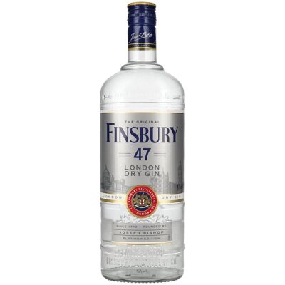 Finsbury Finsbury 47 London Dry Gin Platinum Edition - Gin - Publicité Finsbury Finsbury 47 London Dry Gin Platinum Edition - Gin - Publicité