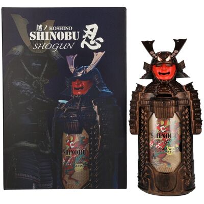 Whisky Shinobu The Koshi-No Shinobu SHOGUN Blended Whisky Mizunara Oak Finish 43% Vol. 0,7l en boîte cadeau - Publicité Whisky Shinobu The Koshi-No Shinobu SHOGUN Blended Whisky Mizunara Oak Finish 43% Vol. 0,7l en boîte cadeau - Publicité