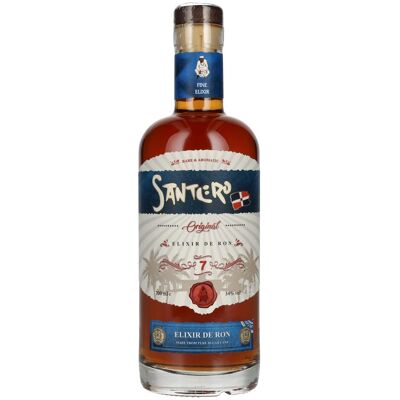 Santero 7 Ans Elixir De Ron Spiritueux - 34% Vol. 0,7l - Publicité Santero 7 Ans Elixir De Ron Spiritueux - 34% Vol. 0,7l - Publicité