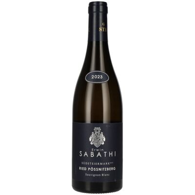 Weingut Erwin Sabathi Erwin Sabathi Sauvignon Blanc Ried Pössnitzberg Südsteiermark DAC 2023 13% Vol. 0,75l - Publicité Weingut Erwin Sabathi Erwin Sabathi Sauvignon Blanc Ried Pössnitzberg Südsteiermark DAC 2023 13% Vol. 0,75l - Publicité