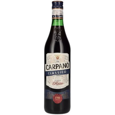 Vermouth Carpano Carpano Classico Rosso Vermouth 16% Vol. 0,75l - Publicité Vermouth Carpano Carpano Classico Rosso Vermouth 16% Vol. 0,75l - Publicité