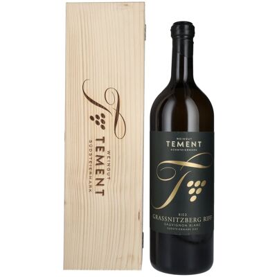 Tement Sauvignon Blanc Ried Grassnitzberg Riff Südsteiermark DAC 2021 - Vin Blanc - Publicité Tement Sauvignon Blanc Ried Grassnitzberg Riff Südsteiermark DAC 2021 - Vin Blanc - Publicité