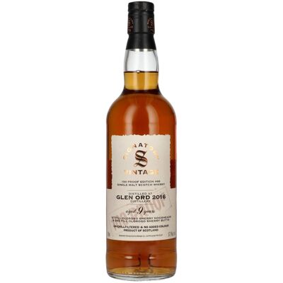 Signatory Vintage 100 Proof Edition GLEN ORD 9 Years Old Single Malt #66 2016 57,1% Vol. 0,7l - Publicité Signatory Vintage 100 Proof Edition GLEN ORD 9 Years Old Single Malt #66 2016 57,1% Vol. 0,7l - Publicité