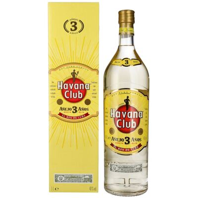Havana Club Añejo 3 Ans Rhum 40% Vol. 3l en Boîte Cadeau - Publicité Havana Club Añejo 3 Ans Rhum 40% Vol. 3l en Boîte Cadeau - Publicité