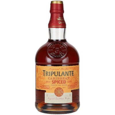 Tripulante Caribbean Spiced 34% Vol. 0,7l - Publicité Tripulante Caribbean Spiced 34% Vol. 0,7l - Publicité