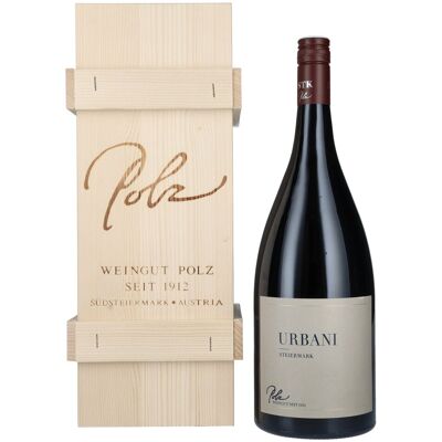 Vin Polz Polz Urbani Steiermark 2018 12,5% Vol. 1,5l in Holzkiste - Publicité Vin Polz Polz Urbani Steiermark 2018 12,5% Vol. 1,5l in Holzkiste - Publicité