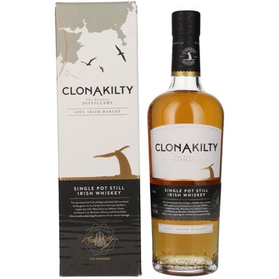 Le whisky de Clonakilty Clonakilty Single Pot Still Irish Whiskey 46% Vol. 0,7l en boîte cadeau - Publicité Le whisky de Clonakilty Clonakilty Single Pot Still Irish Whiskey 46% Vol. 0,7l en boîte cadeau - Publicité