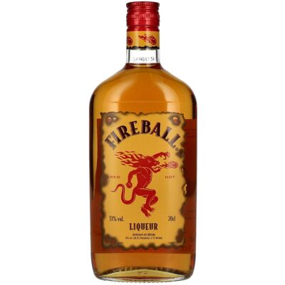 Fireball Liqueur à la Cannelle et au Whisky - Mélangé avec Cannelle & Whisky - Publicité Fireball Liqueur à la Cannelle et au Whisky - Mélangé avec Cannelle & Whisky - Publicité