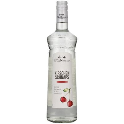 Eau-de-vie de Cerise Puchheimer 35% Vol. 1l - Plaisir fruité avec une note intense de cerise - Publicité Eau-de-vie de Cerise Puchheimer 35% Vol. 1l - Plaisir fruité avec une note intense de cerise - Publicité