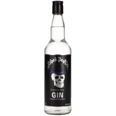 Black Death London Dry Gin - 0,7L 40% - Bouteille Crâne - Gin - Publicité Black Death London Dry Gin - 0,7L 40% - Bouteille Crâne - Gin - Publicité