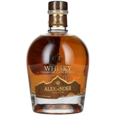 ALEXANDER Aqva Di Vita Amarone Cask Finish Single Malt Whisky 46% Vol. 0,7l - Publicité ALEXANDER Aqva Di Vita Amarone Cask Finish Single Malt Whisky 46% Vol. 0,7l - Publicité