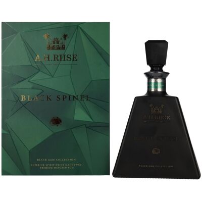 A.H. Riise Black Spinel BLACK GEM COLLECTION Spirit Drink 46,1% Vol. 0,7l en boîte cadeau - Publicité A.H. Riise Black Spinel BLACK GEM COLLECTION Spirit Drink 46,1% Vol. 0,7l en boîte cadeau - Publicité