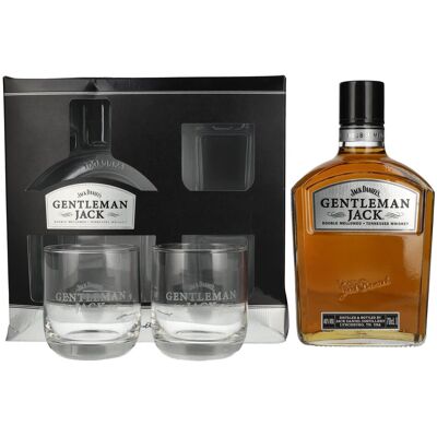 Jack Daniel's Gentleman Jack Tennessee Whiskey - Double Charcoal Mellowing - 700ml - Publicité Jack Daniel's Gentleman Jack Tennessee Whiskey - Double Charcoal Mellowing - 700ml - Publicité
