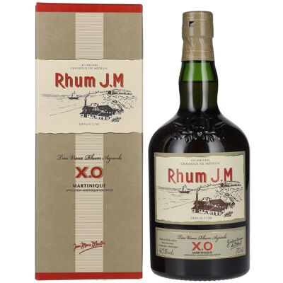 Rhum J.M Très Vieux Rhum Agricole X.O 45% Vol. 0,7l en boîte cadeau - Publicité Rhum J.M Très Vieux Rhum Agricole X.O 45% Vol. 0,7l en boîte cadeau - Publicité