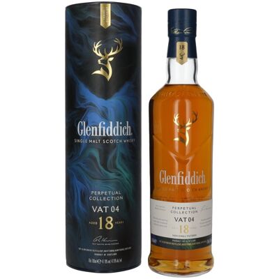 Glenfiddich 18 Years Old Perpetual Collection VAT 04 Single Malt Scotch Whisky 47,8% Vol. 0,7l en boîte cadeau - Publicité Glenfiddich 18 Years Old Perpetual Collection VAT 04 Single Malt Scotch Whisky 47,8% Vol. 0,7l en boîte cadeau - Publicité
