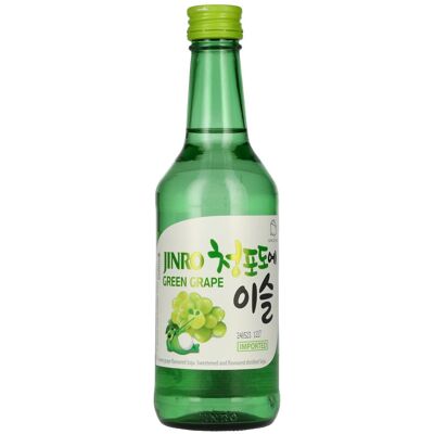 Jinro Green Grape 13% Vol. 0,35l - Publicité Jinro Green Grape 13% Vol. 0,35l - Publicité