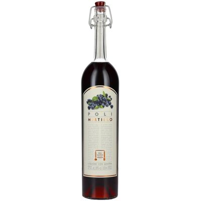 Poli Grappa Myrtille 50cl - Liqueur - Publicité Poli Grappa Myrtille 50cl - Liqueur - Publicité