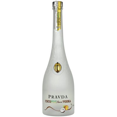 Pravda COCOPINE Flavored Vodka 37,5% Vol. 0,7l - Publicité Pravda COCOPINE Flavored Vodka 37,5% Vol. 0,7l - Publicité