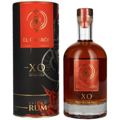 El Cabrón XO Extra Old Spiced Rum 43% Vol. 0,7l en boîte cadeau - Publicité El Cabrón XO Extra Old Spiced Rum 43% Vol. 0,7l en boîte cadeau - Publicité