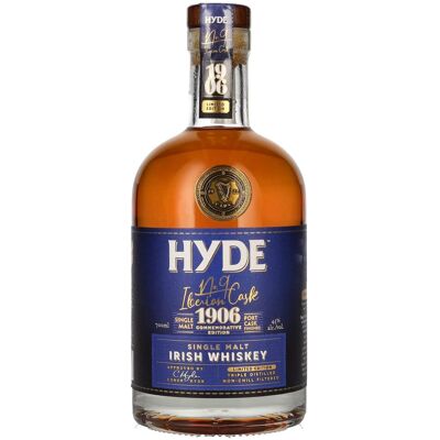 Hyde Whiskey Hyde No.9 IBERIAN CASK 1906 Single Malt Irish Whiskey Commemorative Edition 43% Vol. 0,7l - Publicité Hyde Whiskey Hyde No.9 IBERIAN CASK 1906 Single Malt Irish Whiskey Commemorative Edition 43% Vol. 0,7l - Publicité