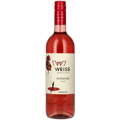Weingut Weiss Faktotum Rosé 2025 11% Vol. 0,75l - Publicité Weingut Weiss Faktotum Rosé 2025 11% Vol. 0,75l - Publicité