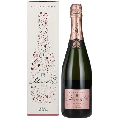 Palmer & Co Rosé Solera Brut 12% - Champagne - Publicité Palmer & Co Rosé Solera Brut 12% - Champagne - Publicité