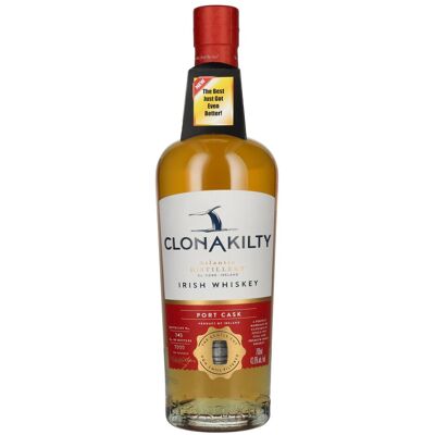 Le whisky de Clonakilty Clonakilty Irish Whiskey Port Cask 43,6% Vol. 0,7l - Publicité Le whisky de Clonakilty Clonakilty Irish Whiskey Port Cask 43,6% Vol. 0,7l - Publicité