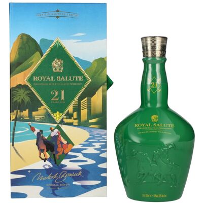 Chivas Regal Royal Salute 21 Years Old THE RIO DE JANEIRO POLO EDITION Blended Scotch Whisky 40% Vol. 0,7l en boîte cadeau - Publicité Chivas Regal Royal Salute 21 Years Old THE RIO DE JANEIRO POLO EDITION Blended Scotch Whisky 40% Vol. 0,7l en boîte cadeau - Publicité