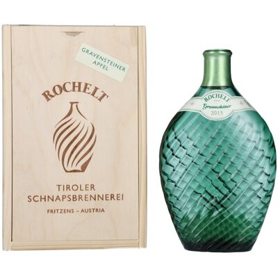 Rochelt Gravensteiner 2015 50% Vol. 0,35l in Holzkiste - Publicité Rochelt Gravensteiner 2015 50% Vol. 0,35l in Holzkiste - Publicité