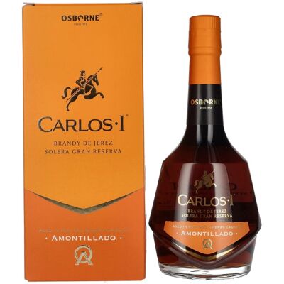 Carlos I Solera Gran Reserva Amontillado - Brandy - 40,3% - 0,7L - Publicité Carlos I Solera Gran Reserva Amontillado - Brandy - 40,3% - 0,7L - Publicité