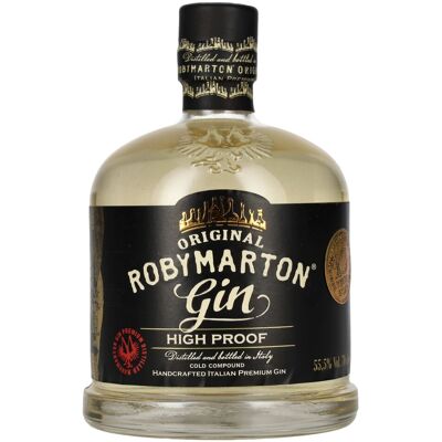 Roby Marton Gin Original HIGH PROOF 55,5% Vol. 0,7l - Publicité Roby Marton Gin Original HIGH PROOF 55,5% Vol. 0,7l - Publicité