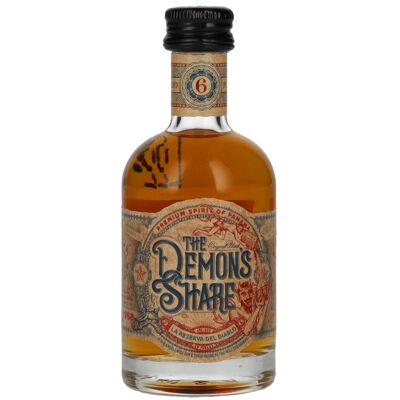 Le rhum Demon's Share The Demon's Share 6 Years Old Spirit Drink 40% Vol. 0,05l - Publicité Le rhum Demon's Share The Demon's Share 6 Years Old Spirit Drink 40% Vol. 0,05l - Publicité