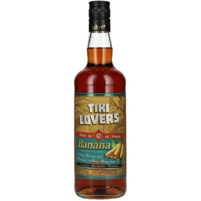 Tiki Lovers Rum Tiki Lovers Banana Spirit Drink 42% Vol. 0,7l - Publicité Tiki Lovers Rum Tiki Lovers Banana Spirit Drink 42% Vol. 0,7l - Publicité