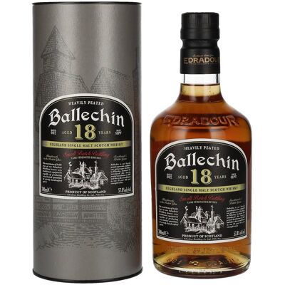 Edradour Ballechin 18 Ans Highland Single Malt Cask Strength - Whisky - Publicité Edradour Ballechin 18 Ans Highland Single Malt Cask Strength - Whisky - Publicité