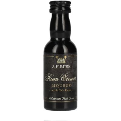 A.H. Riise Liqueur de Rhum-Crème - Rhum, Crème, 17% Vol. - 0,05l - Publicité A.H. Riise Liqueur de Rhum-Crème - Rhum, Crème, 17% Vol. - 0,05l - Publicité