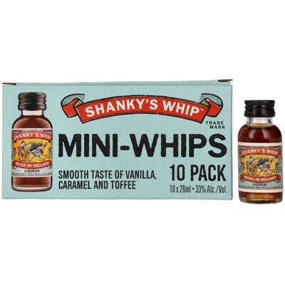 Shanky's Whip Liqueur 33% Vol. 10x0,02l - Publicité Shanky's Whip Liqueur 33% Vol. 10x0,02l - Publicité