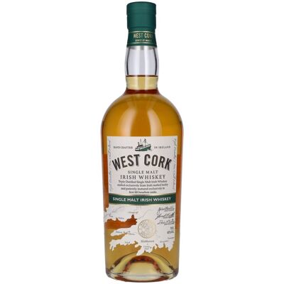Whisky Irlandais West Cork Fût Bourbon - Irish Whiskey - Publicité Whisky Irlandais West Cork Fût Bourbon - Irish Whiskey - Publicité