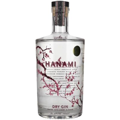 Hanami Dry Gin 43% Vol. 0,7l - Publicité Hanami Dry Gin 43% Vol. 0,7l - Publicité