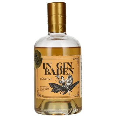 Simon Alber Spirits In Gin Baden Réserve 45% Vol. 0,35l - Publicité Simon Alber Spirits In Gin Baden Réserve 45% Vol. 0,35l - Publicité