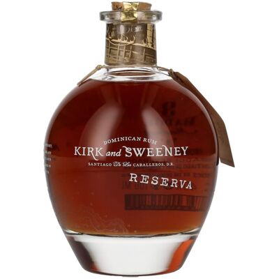 Kirk and Sweeney RESERVA Dominican Rum 40% Vol. 0,7l - Publicité Kirk and Sweeney RESERVA Dominican Rum 40% Vol. 0,7l - Publicité