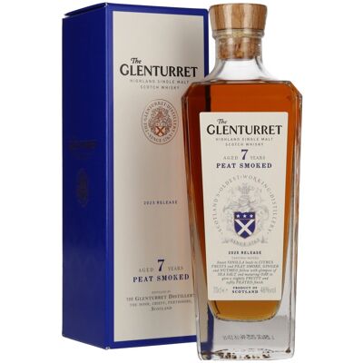 The Glenturret 7 Years Old PEAT Smoked Release 2025 46% Vol. 0,7l en boîte cadeau - Publicité The Glenturret 7 Years Old PEAT Smoked Release 2025 46% Vol. 0,7l en boîte cadeau - Publicité