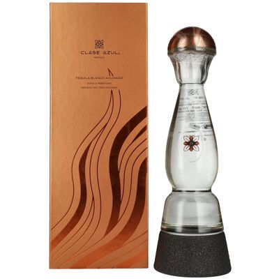 Clase Azul Tequila BLANCO Ahumado 45% Vol. 0,7l en boîte cadeau - Publicité Clase Azul Tequila BLANCO Ahumado 45% Vol. 0,7l en boîte cadeau - Publicité