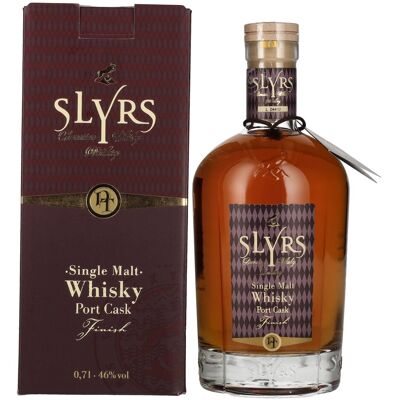 Whisky Single Malt Slyrs - Fût de Porto - Publicité Whisky Single Malt Slyrs - Fût de Porto - Publicité